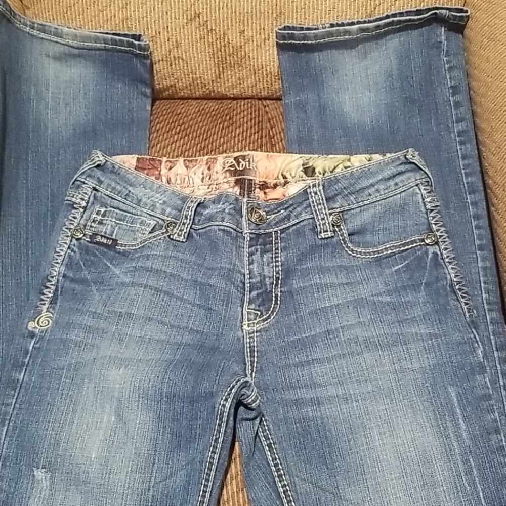 Adiktd boot cut jeans long size 6/W29